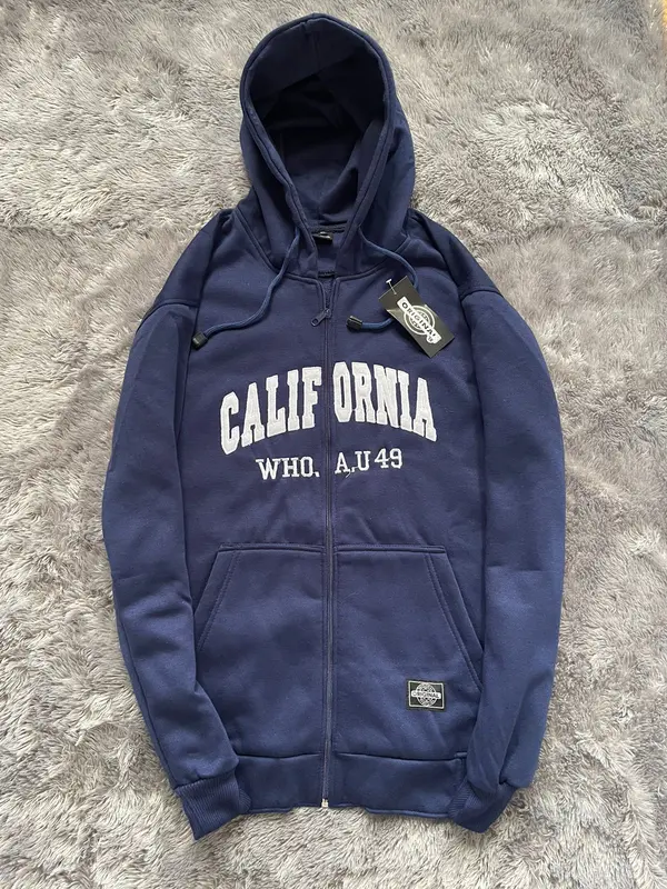 Jaket Hoodie WHO.AU Zipper California Premium Quality Unisex 6