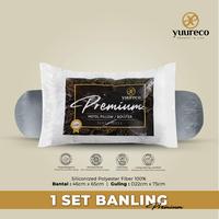 Gambar Bantal Guling 1 set Bantal Dewsa Bundling Paket Hemat Bantal Premium by yuureco - Bantal + Guling  dari yuureco Kab. Gresik 2 Tokopedia