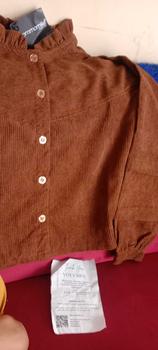 Product Review of Cammomile NEW BERRY outer corduray lengan polos 2307011 atasan wanita kekinian jaket wanita korean style from l**i 0