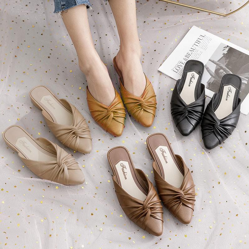 Product Introduction of WEBEE 168 Clara Women's Flat Shoes Kasut Wanita Sandal 15
