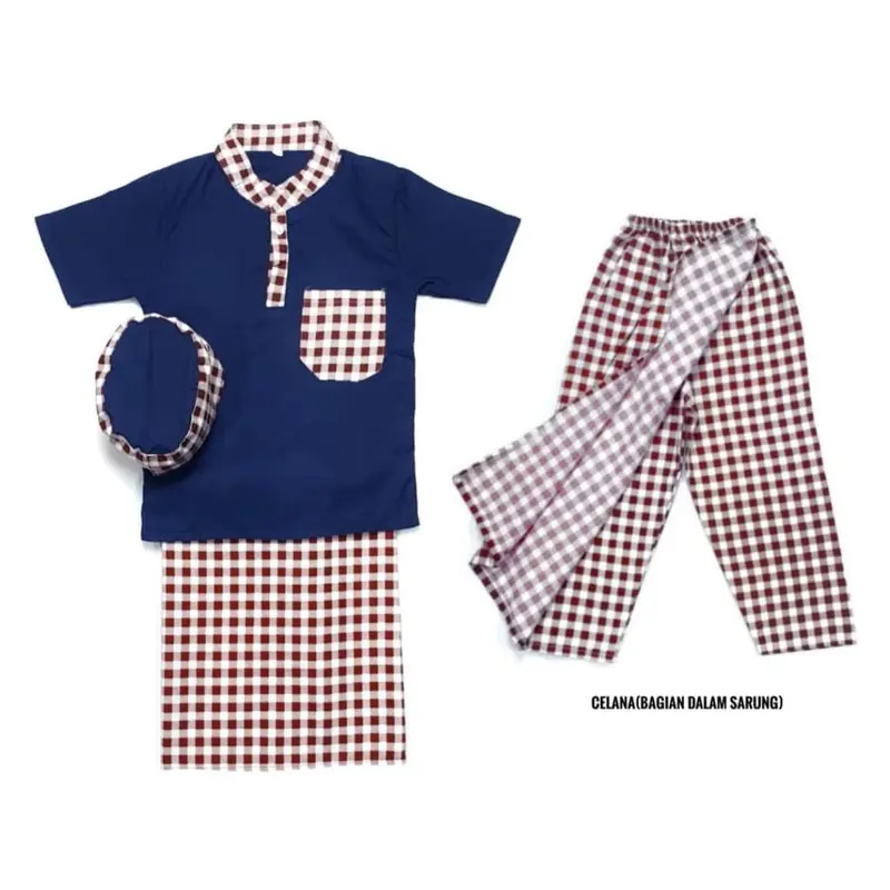 SETELAN SARKOCI ANAK 1-9 TAHUN / SARUNG KOKO PECI ANAK / SETELAN KOKO ANAK / BAJU ANAK BANGSA 0