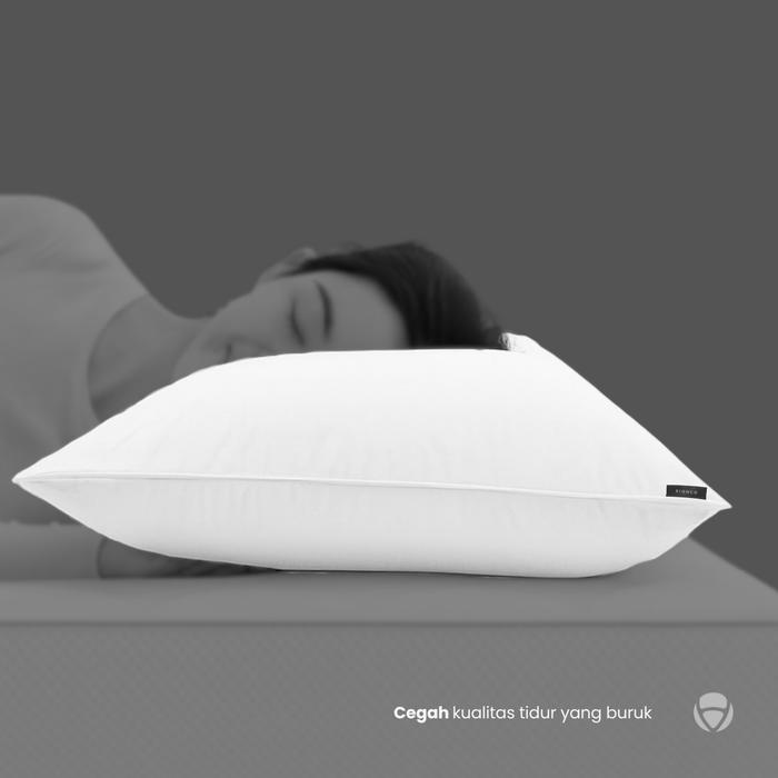 Gambar EACH • Essential | BED PILLOW |  Bantal Tidur (+Breathable Sarung Bantal Premium) - Full Quality Sleep | XIONCO dari xionco Kota Tangerang Selatan Tokopedia