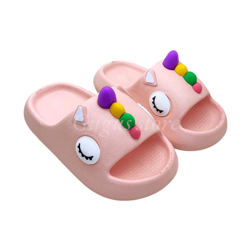 VANCHNEE Sandal Slop Anak Perempuan Karakter Kuda Poni Bisa COD Kaki Fashion 3