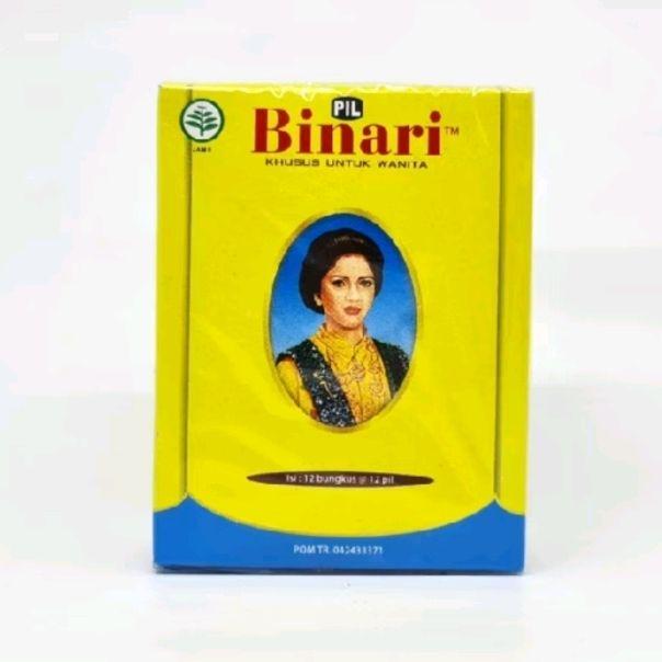 Pil BINARI / BOK ISI 12 BUNGKUS BINARI UNTUK HAID MENSTRUASI ATAU BAU TIDAK SEDAP PADA ORGAN KEWANITAAN