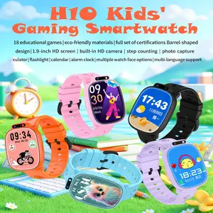 (24H ship) Smartwatch Anak H10 Upgrade 2026 | Kamera Built-in Bisa Foto  Baterai Standby Panjang | Multi Mode Olahraga | Langkah Meter | Senter | Kalkulator | Game Edukasi