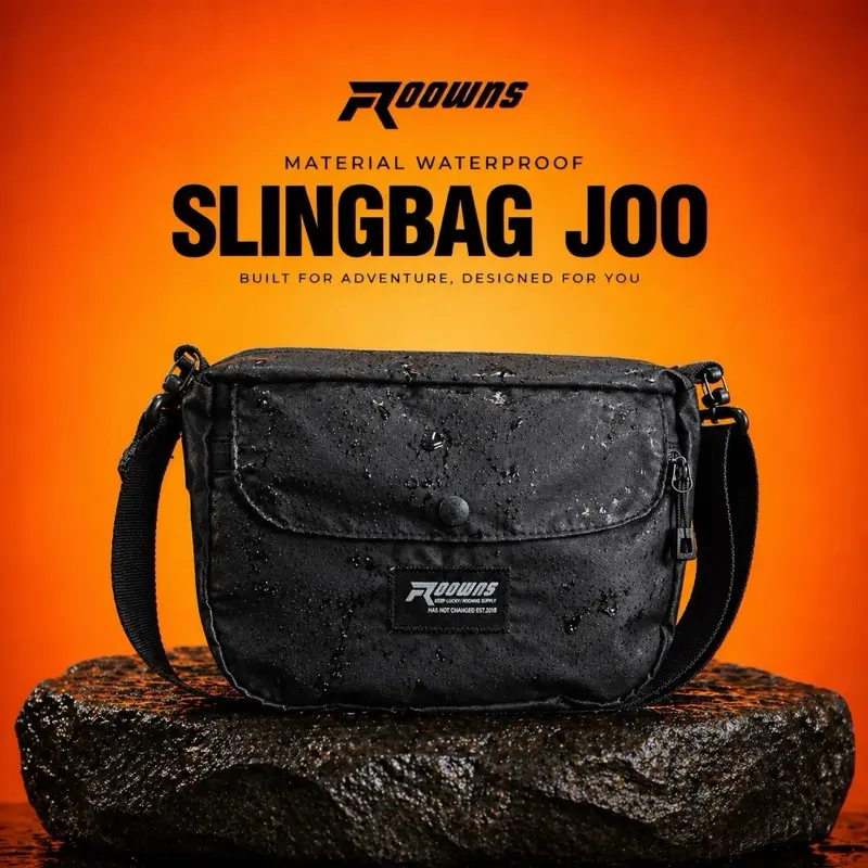 Tas Selempang Pria Wanita Waterproof Slingbag Joo