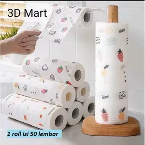 A67￼Tissu minyak | Tisu dapur model roll isi ±50 lembar UK 20×20 / roll Tissue