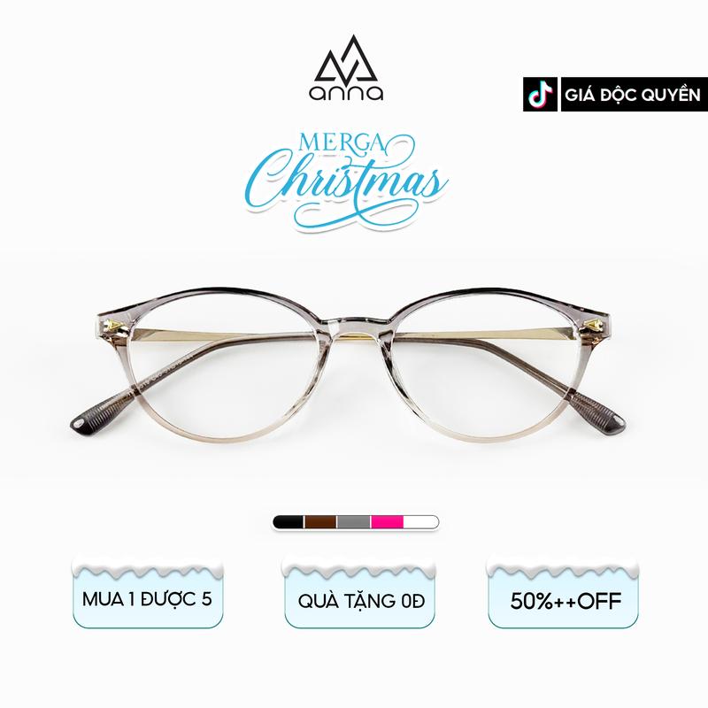   LIVE  Gọng Kính ANNA Unisex Dáng Mắt Mèo Chất Liệu Nhựa Mix Kim Loại  30319 