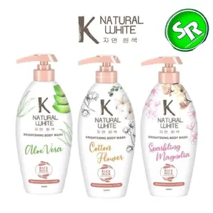 K natural body wash pump 500 ml/ Sabun mandi Cair K natural Pump 500 ml