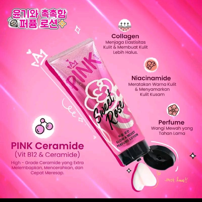 Perawatan Kulit - Lotion Parfum Serum Pink Skin - Pencerah Hand Mencerahkan Tubuh 7