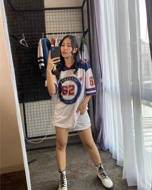JERSIC JERSEY 62 Kaos Number series Oversize Pria Wanita Jersey OOTD Series Retro Vintage Y2k Korean Style Kpop Baseball Hockey Futsal Outfit Skena Baju Angka Huruf Nomor Aesthetic Pakaian Olahraga Sport 4