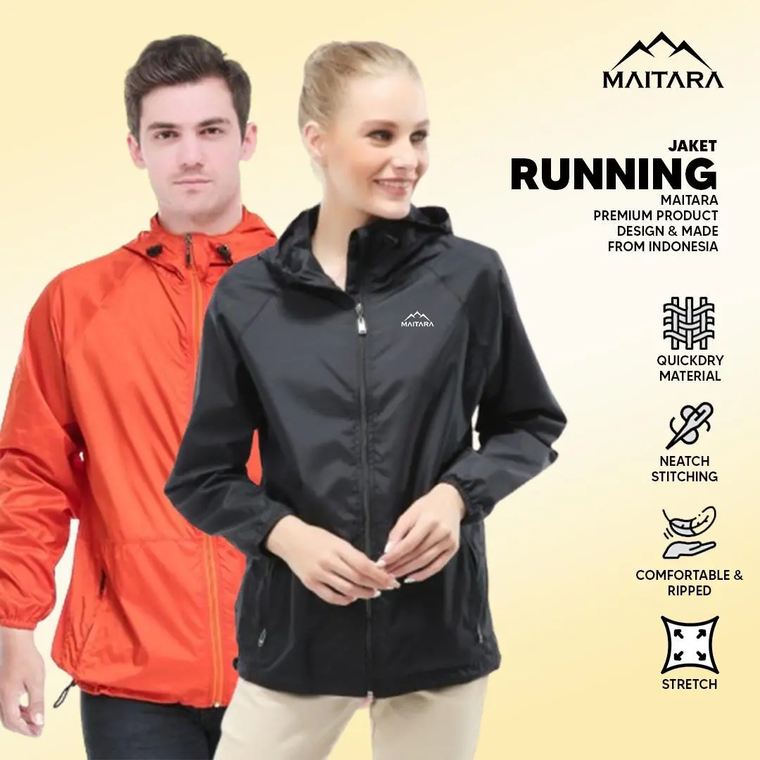 Jaket Olahraga Pria Wanita Sepeda Lari Running Parasut Jaket Olahraga Parasut Lari Jogging Sepeda Running Sport Pria Wanita Jaket prasut running Jaket olahraga Jaket sauna pelindung sinar uv