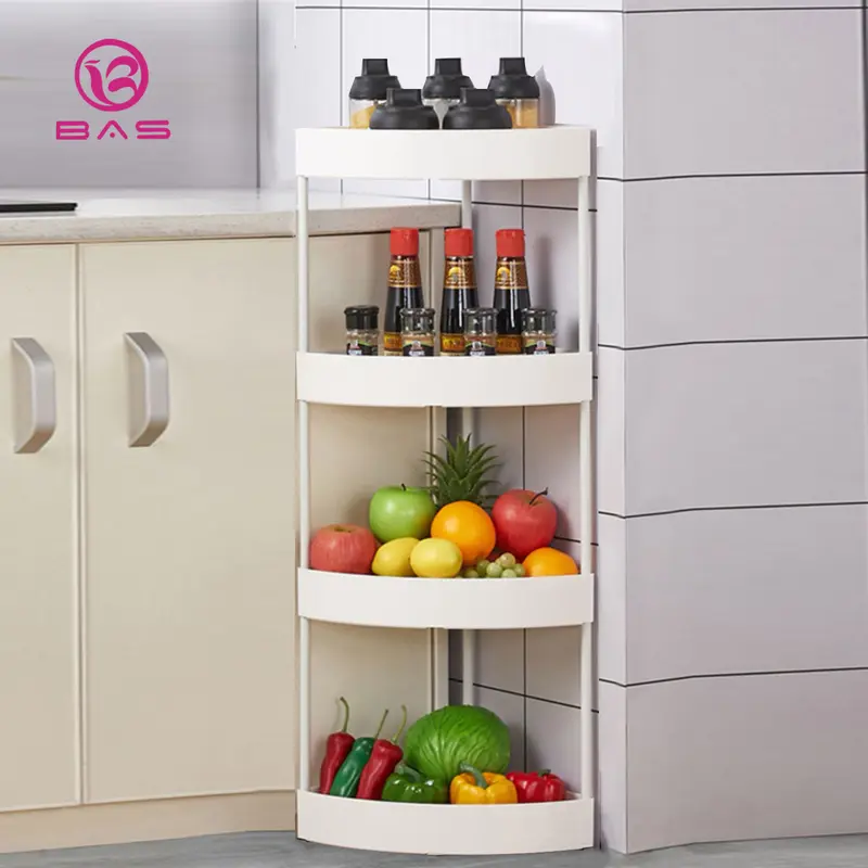 BAS Rak dapur rak serbaguna 4 layer tanpa roda 1