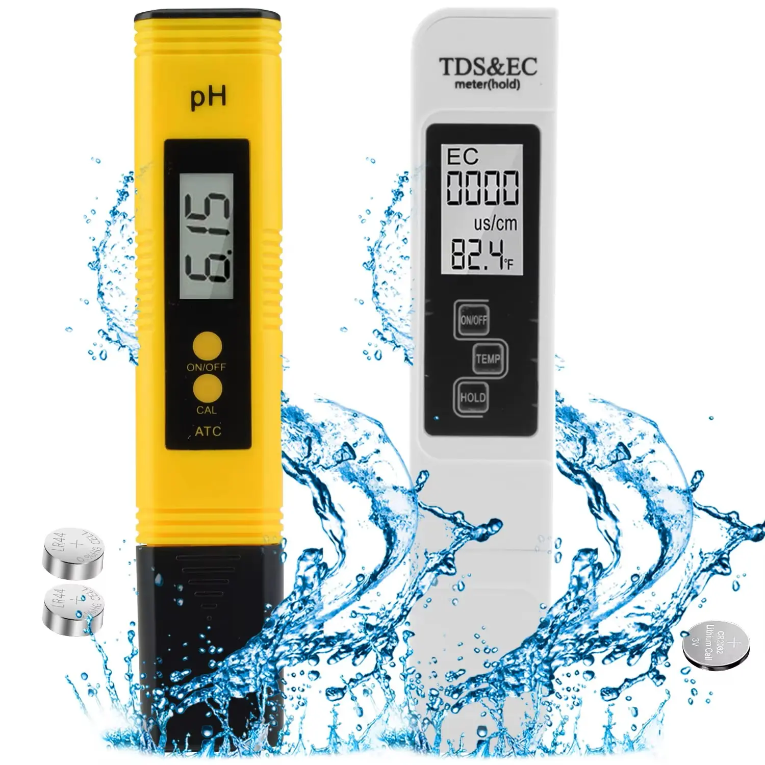 Paket Alat Ukur PH Meter & TDS Tester Digital Hidroponik Akuarium Alat Cek Air dan Mineral