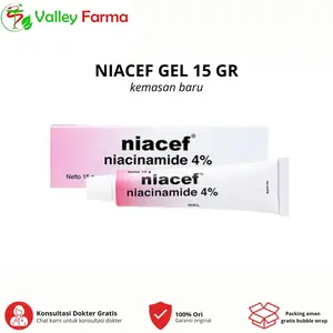 NIACINAMIDE 4% Gel 15 Gram Untuk Mengatasi Kulit Berjerawat Berminyak