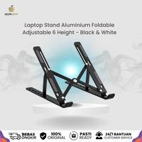 Gambar Stand Laptop Universal Kompatibel dengan Macbook Air Pro Adjustable Foldable Alumunium Premium - White dari APPLE GEAR JOGJA Kota Yogyakarta 1 Tokopedia