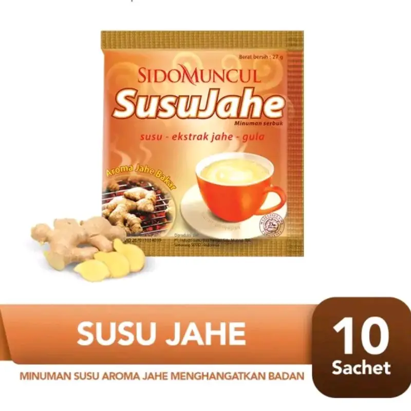 1 Pack Susu Jahe Sidomuncul 10sachet- JATIM Minuman Bubuk 0