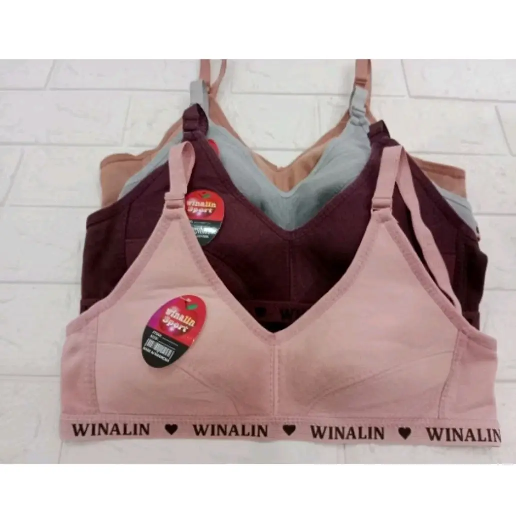 PAKET 4 PCS BRA WANITA DEWASA JUMBO SPORT BAGUS NYAMAN DIPAKAI Bh 15000 an