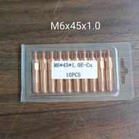 Gambar Contact Tip M6x45x0.8 0.9 1.0 1.2 1.6mm 350A 500A PANASONIC Kontak Tip M6x45x0,8 0,9 1,0 1,2 1,6mm PANA350 PANA500 dari LASBRO TEHNIK Kota Surabaya 3 Tokopedia
