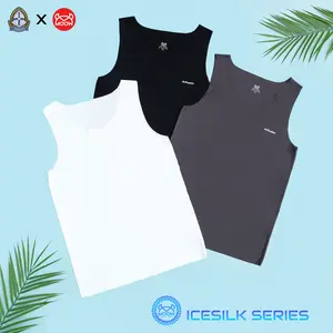 CROSSBELL X MOOW Kaos Singlet Baju Dalaman Pria Icesilk Seamless Premium Adem Lembut Elastis Nyaman Seharian SP53 CROSSBELL X MOOW Kaos Singlet Baju Dalaman Pria Icesilk Seamless Premium Adem Lembut Elastis Nyaman Seharian SP53