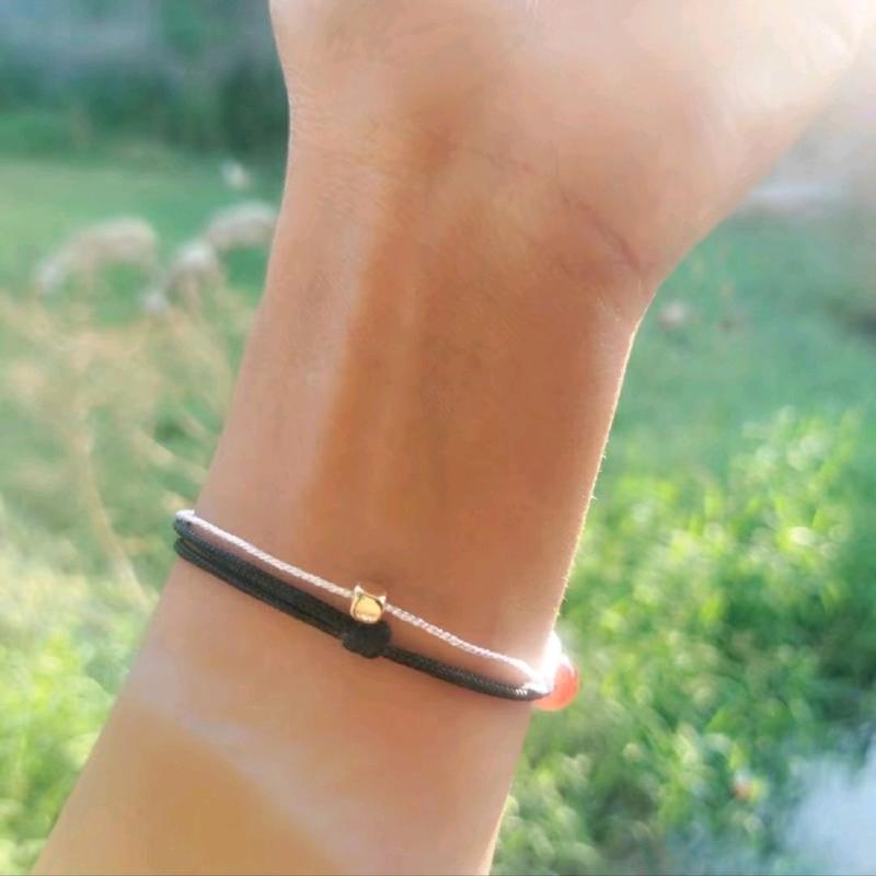 Gelang Tali Kilap kecil lucu imut harum dan mempesona (charm kubus) Elegan 5