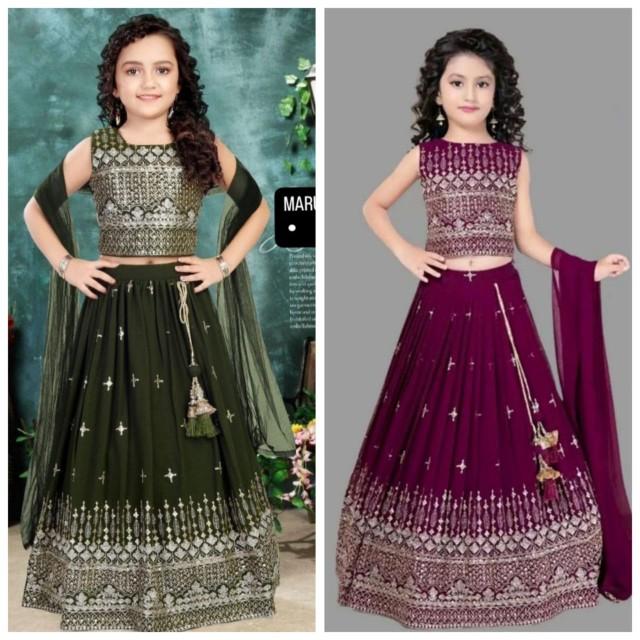Product Introduction of PREORDER kids lenga blouse dupatta 2