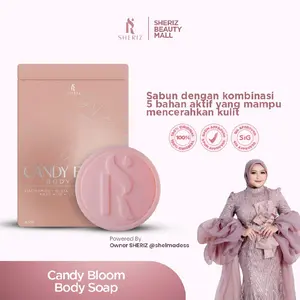 [READY STOK] SHERIZ - Candy Bloom Body Soap 11X Brightening 40Gr