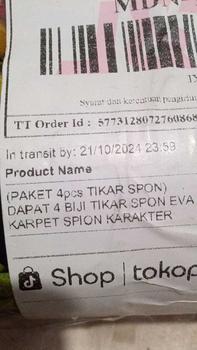 Product Review of (PAKET 4pcs TIKAR SPON) DAPAT 4 BIJI TIKAR SPON EVA KARPET SPON KARAKTER SIZE KECIL 120X120 from r**a 0