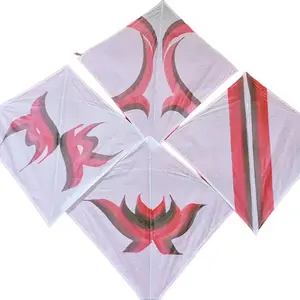 Isi 50 Pcs Layangan Jabrug Cakara Mainan Anak Ukuran 48x48cm Kertas Berkualitas Motif Warna Variasi