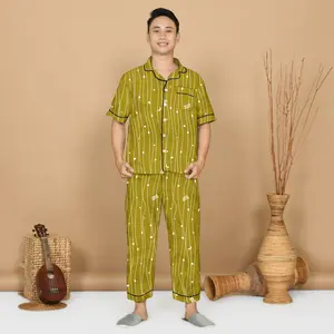 CUCI GUDANG Piyama Pria CP ( M, L, XXL ) Bahan Katun / Setelan Baju Tidur Dewasa Celana Panjang Motif Karakter Cowok