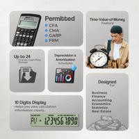 Gambar Texas Instruments BA II Plus Financial Calculator dari Texas Instruments Indonesia Kab. Tangerang 3 Tokopedia