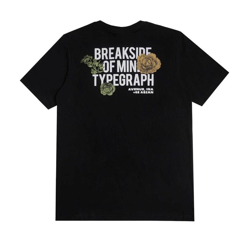 Breakside T-shirt Typegraph - Black Kaos Pria 0
