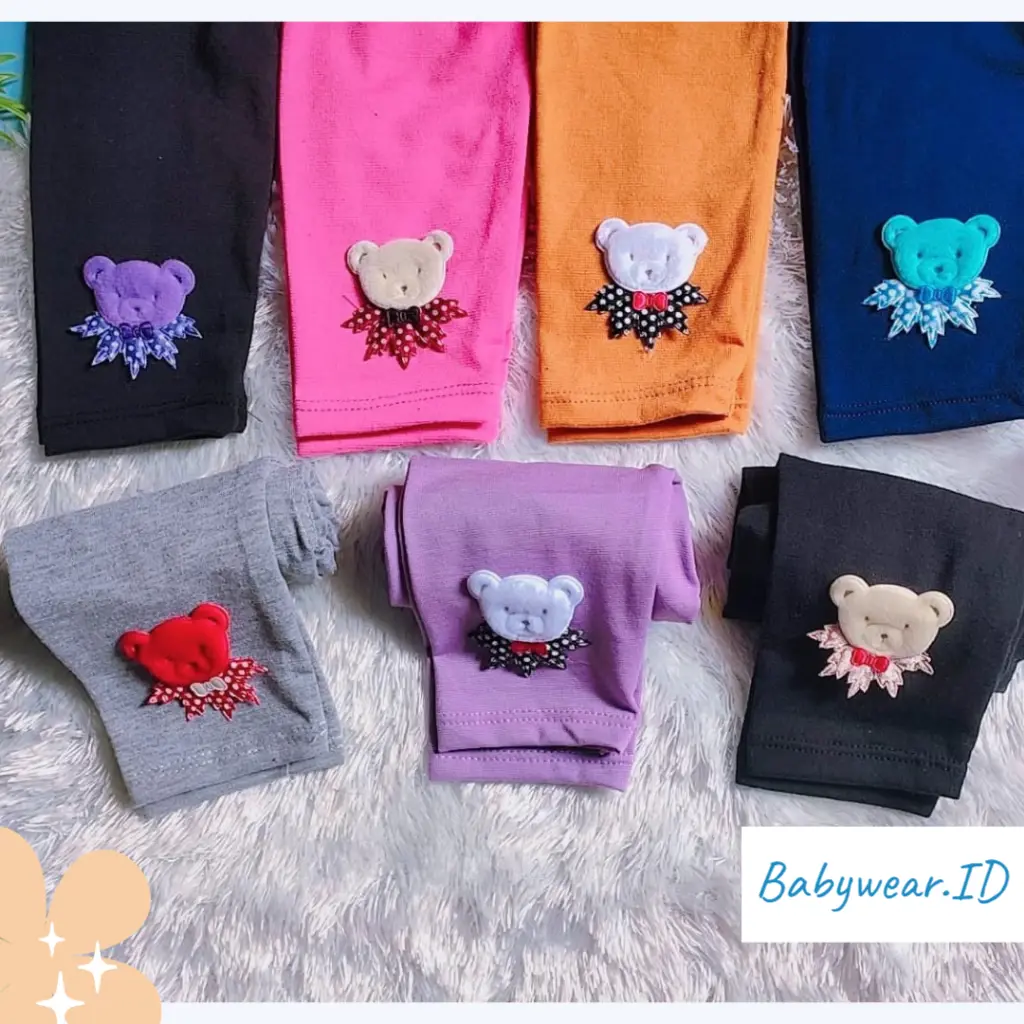 Legging Boneka Cantik 0 - 5 Thn Bahan Premium Tebal Nyaman Dipakai Perempuan Bayi Katun