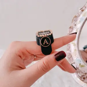 Marsya Tasbih Digital Cincin Cantik Tombol Huruf Inisial Muslim Haji Umroh