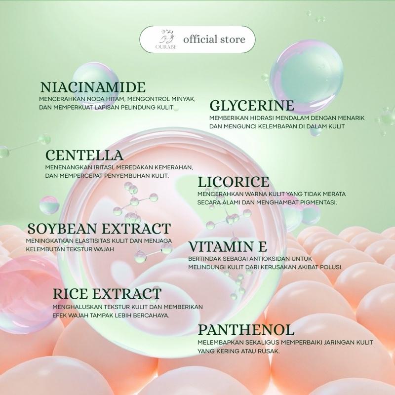 Ourabe Japanese Soybean Soap - Sabun Susu Edamame Jepang Pertama Dengan Niacinamide,Vitamin E dan Rico Extract