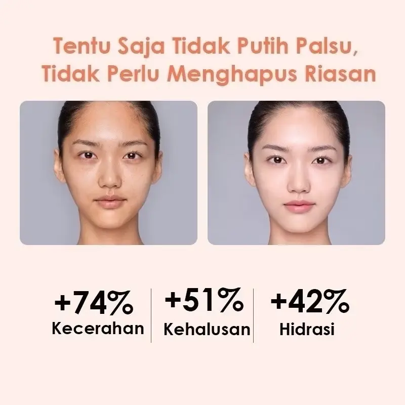 [Bpom Ori] Gmeelan Sea Buckthorn Gluta Whitening Lazy Cream Pemutih Dan Pelembab Wajah 30g Muka 4