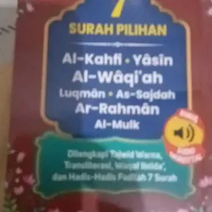 Spesial Keutamaan 7 Surah A6 Saku II 7 Surah Traveling Aesthetic Buku 7 Surah Ukuran Saku Full Color Aesthetic || 7 Surah Mustajab