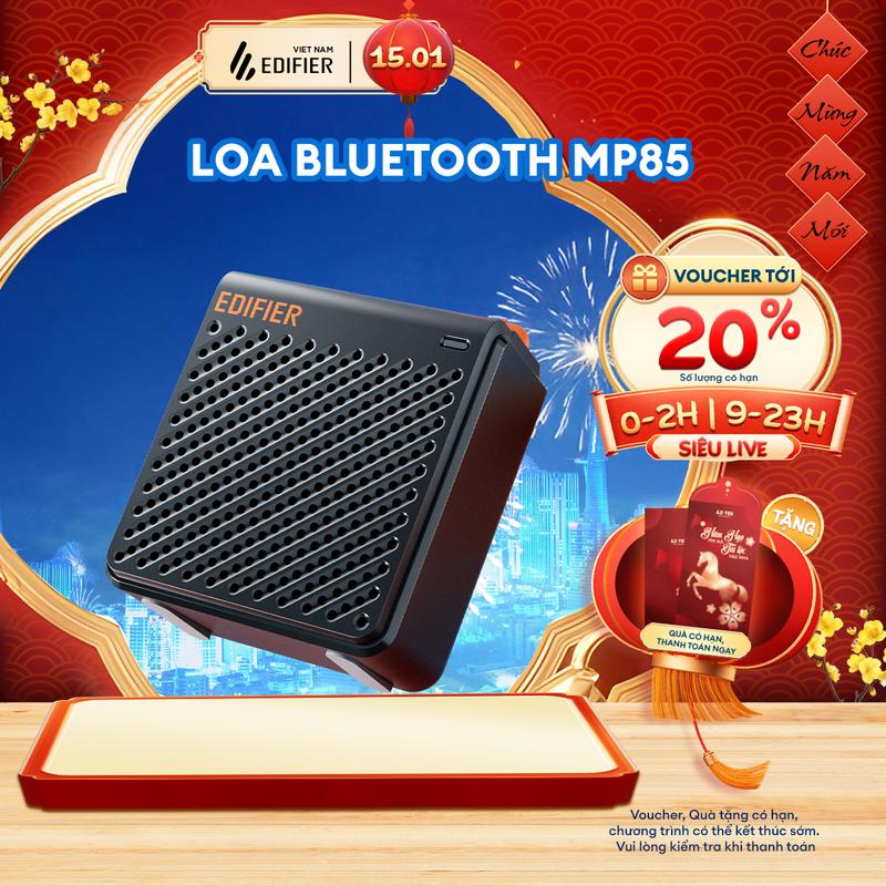  Loa Bluetooth Mini EDIFIER MP85 | Công Suất 2.2W | Thời Gian Sử Dụng Đến 8H | Bluetooth 5.3 | Bảo Hành 15 Tháng 