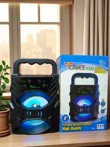 Speaker Bluetooth TONIES-333 Mini 3 inch Portable Karaoke