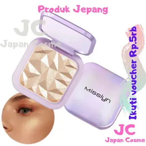 Misslyn Ultra Shimmer Highlighter Highlighter Kilau Maksimal Natural Glow Wajah Tahan Lama