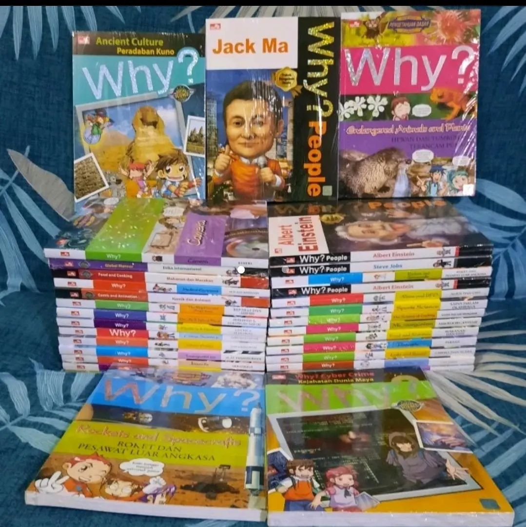 WHY SEGEL ORIGINAL BUKU KOMIK SCIENCE SAINS EDUKASI ENSIKLOPEDIA ANAK