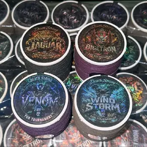 Senar Gelasan Matot Dead String 023 1600 Yard untuk Tournament dengan Desain Venom, Jaguar, Bigetron, dan Wind Storm