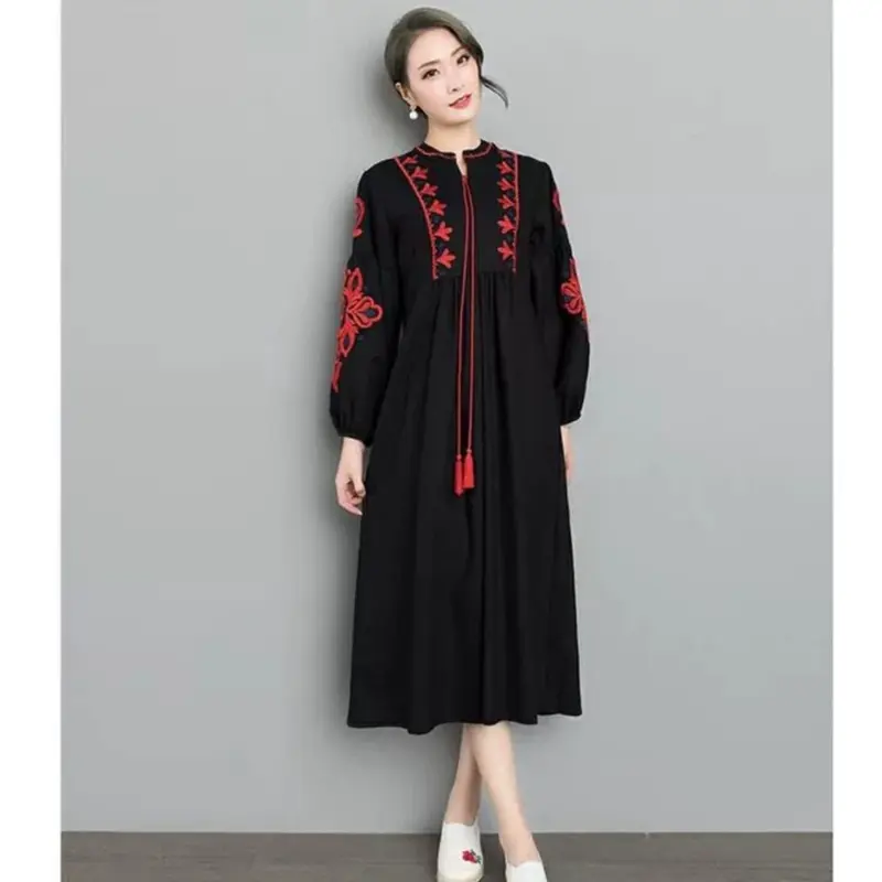 [Basica Moda] 83380 Gaun Dress Maxi Wanita Boho Aaliyah Heavy Peach Koshibo 2