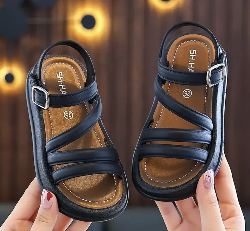 ZOOMKIDS YNTX223 Sandal Anak Fashion Balita Sandal Putih Soft Premium Strap PVC Breathable Versatile Nyaman Len 4
