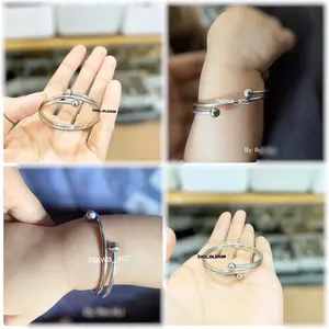 GELANG BAYI ANTI STEP MOTIF LILIT BAHAN MONEL ASLI ANTI KARAT DAN TIDAK LUNTUR