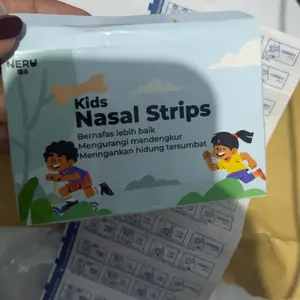 10 pcs Plester Anak Hidung Nasal Strips Kids Nose Strips Anti Dengkur Ngorok Nasal Plast Strips Hidung Nose Tape