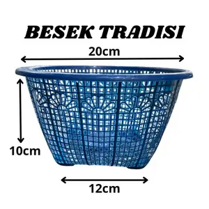 5 LUSIN / 60 PCS BESEK TRADISI / WADAH HAJATAN CANTIK