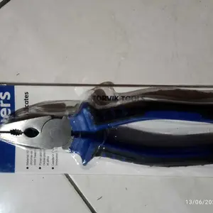 【COD】TORVIK 6/8 Inch Tang Kombinasi Potong Lancip Multipurpose Wire Cutters Anti Slip Multifungsi Lancip Baja Ukuran Tang Set Lengkap Murah Bisa