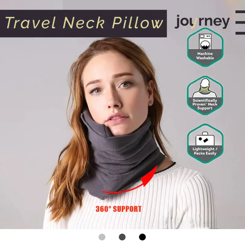 [SG]   New travel pillow Neck support aircraft U-shaped travel pillow Cervical pillow nap neck pillow bib pillow portable aircraft pillow