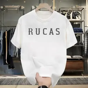 T-shirt RUCAS ldistro pria/wanitapremium black Oblong Baju Polos Kaos Cowok Keren Surfmaxxyljfni